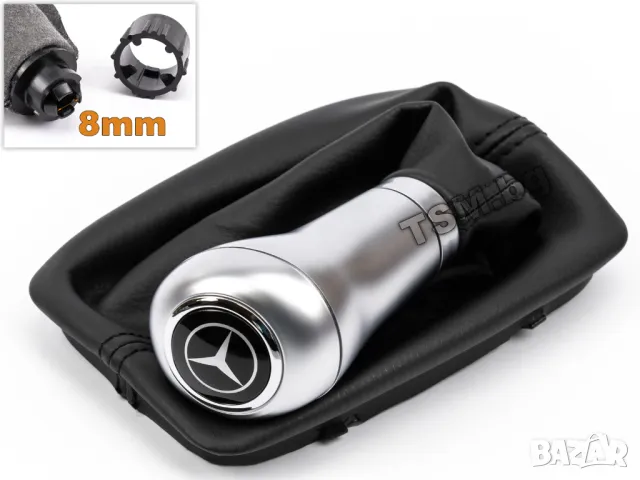 КОЖЕНА ТОПКА СКОРОСТЕН ЛОСТ МАНШОН за MERCEDES W204 S204 C204 GLK W212 S212 C207 МЕРЦЕДЕС АВТОМАТИК, снимка 7 - Аксесоари и консумативи - 41805435