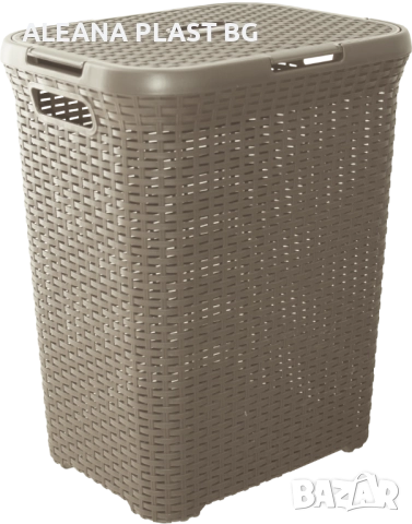 Кош за пране РАТАН 50 л, снимка 4 - Други - 30283169