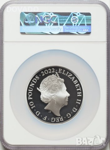 2022 Henry VII - 5oz £10 - NGC PF70 First Releases - Възпоменателна Монета - Кутия и Сертификат #132, снимка 2 - Нумизматика и бонистика - 43709949