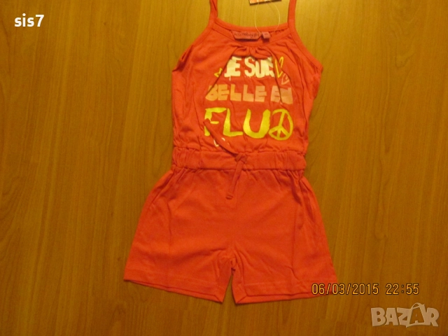 ново гащеризонче за малка кукла внос от Франция, снимка 4 - Детски къси панталони - 51471085