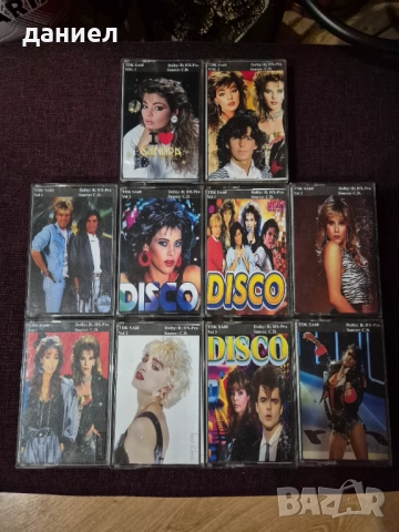 10 бр. аудио касети TDK SA60 - TYPE II - хромна лента с хубаво диско от 80-те + подарък