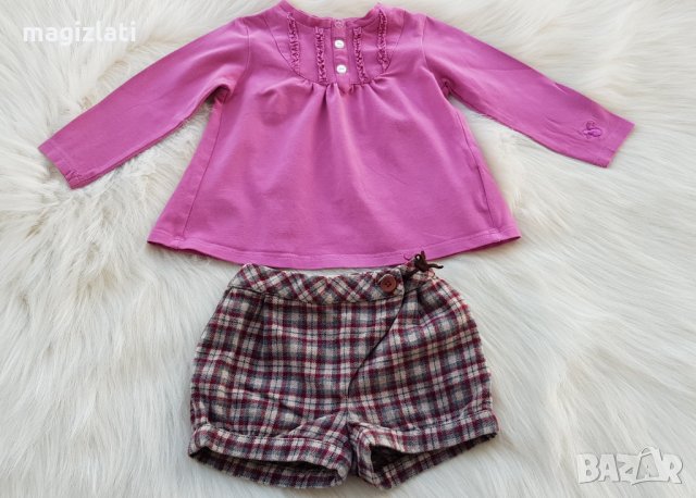 Бебешка блуза Chicco 6-9 месеца , снимка 7 - Бебешки блузки - 32505520