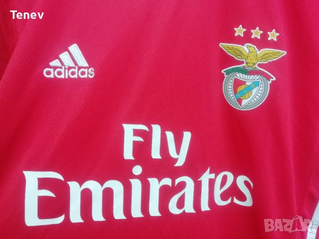 Benfica Adidas размер S Нова Оригинална Тениска Фланелка Бенфика Екип , снимка 3 - Тениски - 43778580