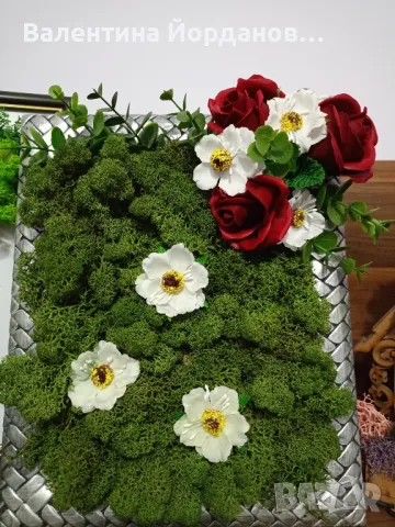 къщичка за ключове и картини със скандинавски мъх , снимка 4 - Картини - 48847134