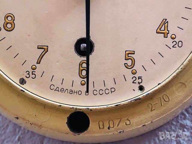 Корабен часовник военоморски сили СССР 1960г., снимка 5 - Стенни часовници - 27342180