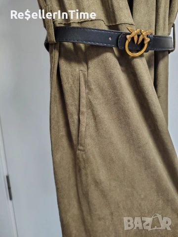 Дълъг елек в зелено , снимка 2 - Елеци - 53494326