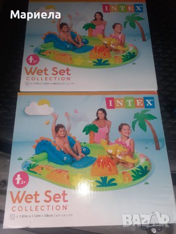 Intex Надуваем център за игра с пързалка Dino 57166NP, снимка 2 - Басейни и аксесоари - 43714541