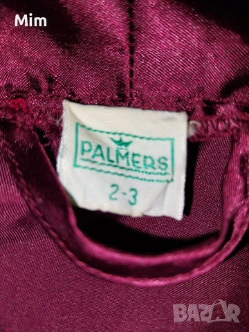 PALMERS 2-3 Сатенен халат бордо , снимка 3 - Нощници - 52569060