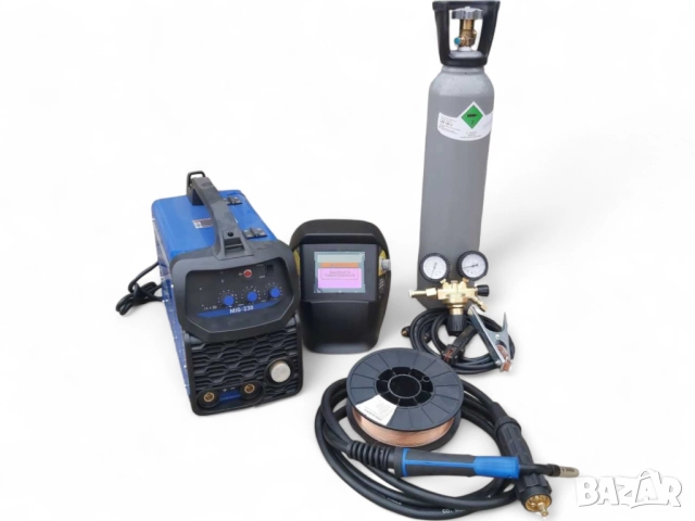 2025 230А МАХ Комлект Електрожен + Телоподаващо с шланг 4м