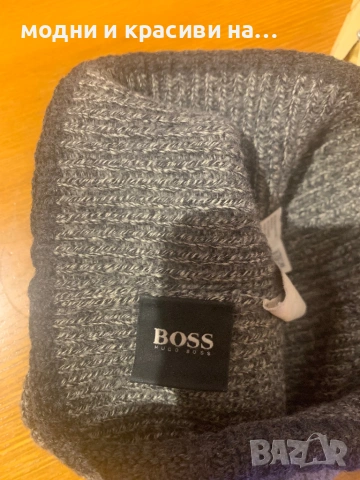 Мъжки каскет вълна и кашмир и мъжка шапка фина вълна Hugo Boss, снимка 11 - Шапки - 53179113