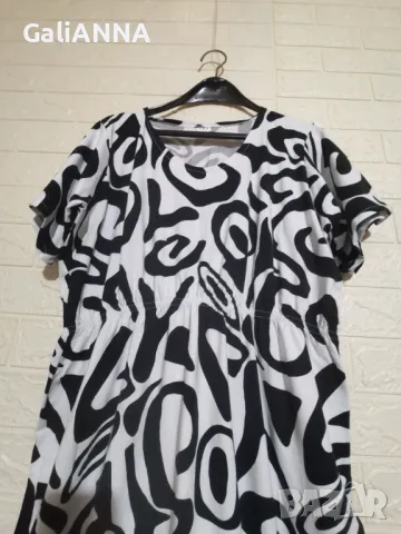 НОВА СТРАХОТНА РОКЛЯ ЕФЕКТЕН ДЕСЕН 3XL, снимка 2 - Рокли - 50132786