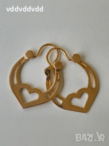 СССР златни обеци 14 карата , снимка 10 - Обеци - 52120441