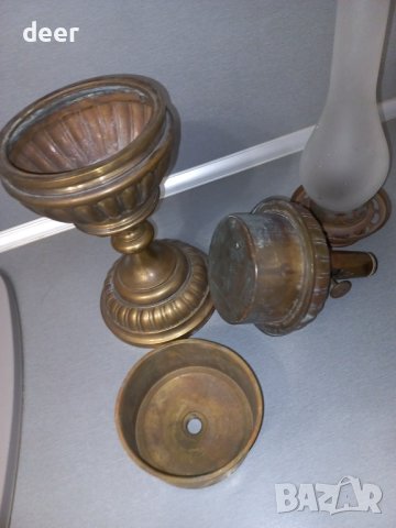 Старинна  висока лампа, снимка 5 - Други - 42962122