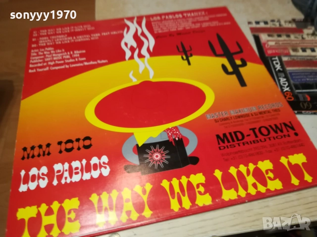 LOS PABLOS-РОЗОВ ВИНИЛ-ПЛОЧА ОТ АНГЛИЯ 2808251115, снимка 6 - Грамофонни плочи - 51520233