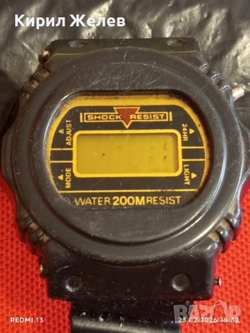 Винтидж електтронен часовник ретро модел рядък за КОЛЕКЦИЯ ДЕКОРАЦИЯ 51727