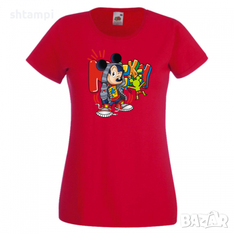 Дамска тениска Mickey Teenager Мини Маус,Микки Маус.Подарък,Изненада,, снимка 8 - Тениски - 36529685