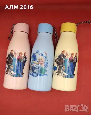 Детски шишета за вода  Анна и Елза ,Замръзналото кралство, Frozen, снимка 2 - Прибори, съдове, шишета и биберони - 39563139