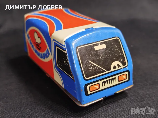 СТАРА РЕТРО СОЦ СССР ЛАМАРИНЕНА ИГРАЧКА КАМИОНЧЕ ФУРГОН, снимка 5 - Колекции - 48198894