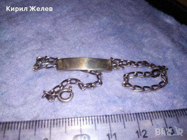 СТАРА СРЕБЪРНА РЕТРО АР ДЕКО ГРИВНА СРЕБРО 800 РЪЧНА МАЙСТОРСКА ИЗРАБОТКА 32132, снимка 12 - Гривни - 40475762