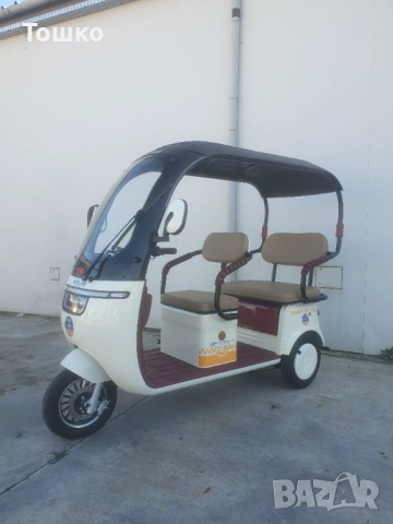 Електрическа триколка EcoWay XC с покрив, снимка 2 - Мотоциклети и мототехника - 52636495
