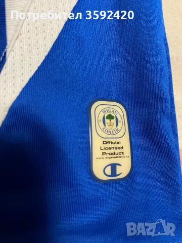 Оригинална тениска на Wigan Athletic, снимка 2 - Спортни дрехи, екипи - 49722667