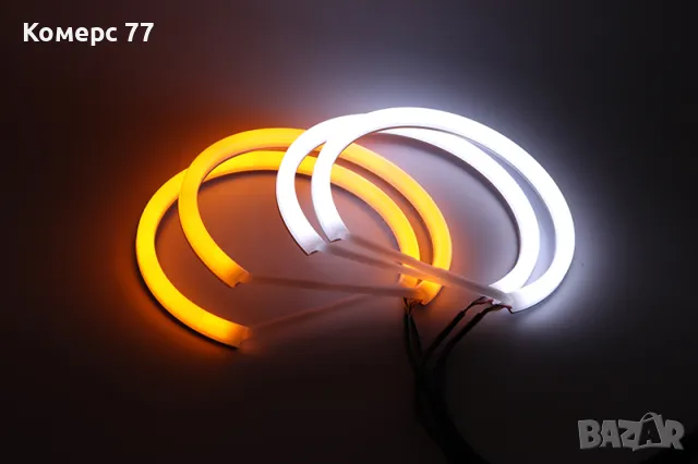 Продавам Cotton LED рингове за фарове (ангелски очи) за БМВ Е46, Е39, Е90, Е53, Е36 и Е60., снимка 4 - Аксесоари и консумативи - 42649004