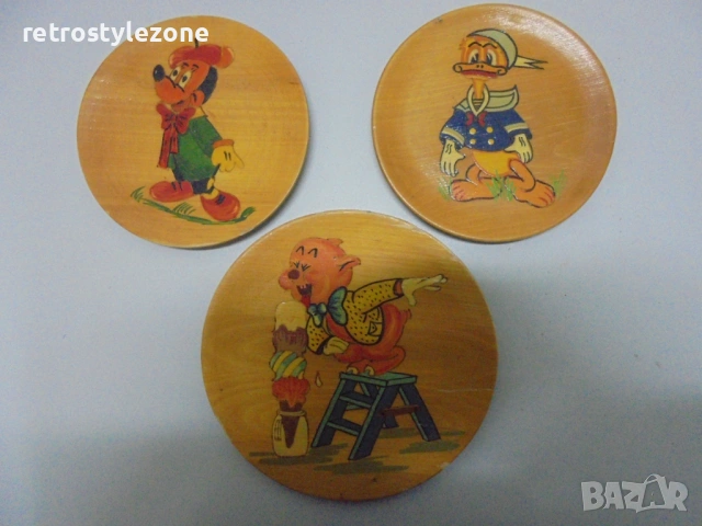 № 8459 Стари руски дървени пана - 3 броя , снимка 5 - Други ценни предмети - 53179726