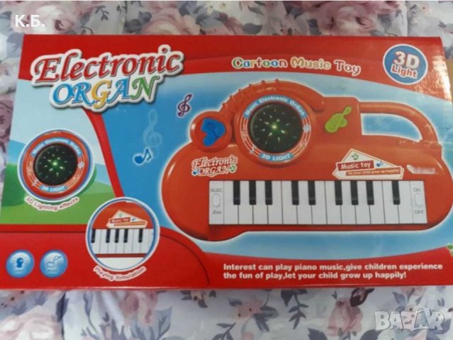 Ново!  Детско музикално пиано с 3D светлини , снимка 3 - Музикални играчки - 38835480