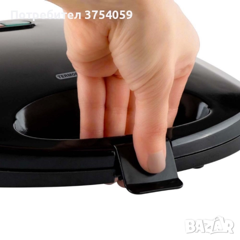 Уред за сандвичи с грил плоча Termomax, 750W, снимка 4 - Тостери - 52365313