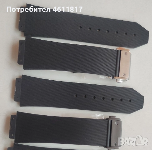 Каишки за часовник HUBLOT 26-19мм, снимка 5 - Каишки за часовници - 51988388