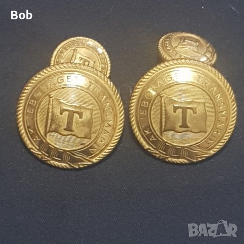 Уникални шведски флотски ръкавели /позлатени 1919, снимка 12 - Антикварни и старинни предмети - 37798980