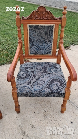 Канапе и две кресла орех, снимка 5 - Дивани и мека мебел - 52456718