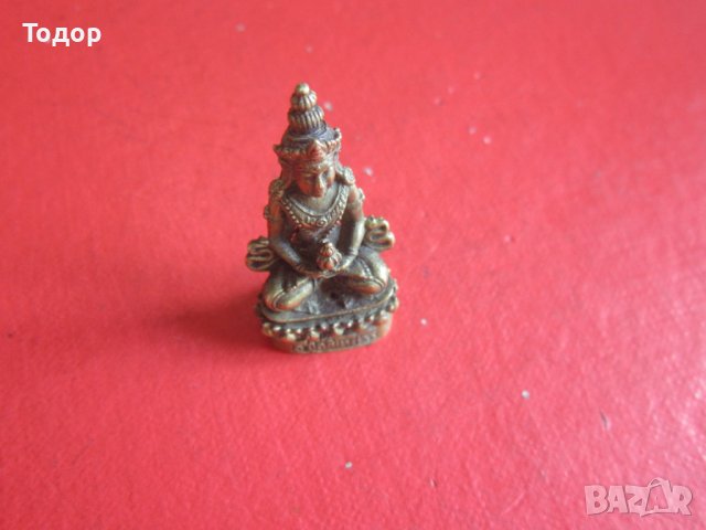 Бронзова фигурка Буда фигура, снимка 5 - Колекции - 36592784