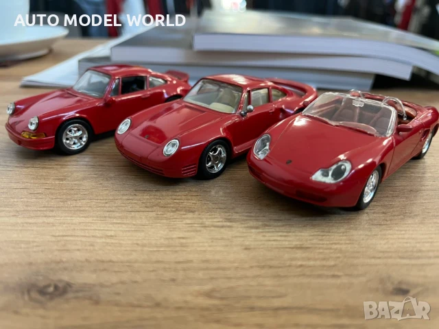 Рядък модел колекционерски модел колички PORSCHE мащаб 1:43, снимка 2 - Колекции - 50987652