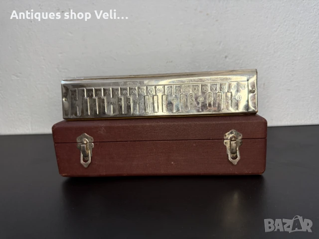 Немска бас хармоника №7193, снимка 2 - Антикварни и старинни предмети - 51038950