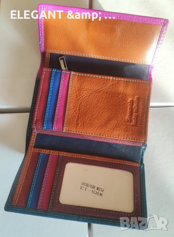 Дамско портмоне  класик  от естествена кожа, снимка 7 - Портфейли, портмонета - 34853471