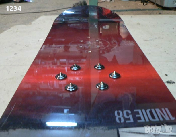 BURTON INDIE 158cm сноуборд в добро състояние, снимка 7 - Зимни спортове - 51845414