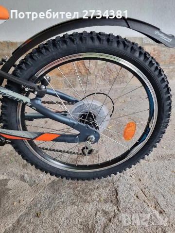 Детски алуминиев мтв велосипед Sprint HAT TRICK 20" с амортисьор, снимка 7 - Велосипеди - 52588578