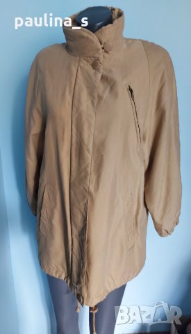 Цвят нюд / Дамско марково яке тип парка "Marks & Spencer" / голям размер, снимка 4 - Палта, манта - 16035460