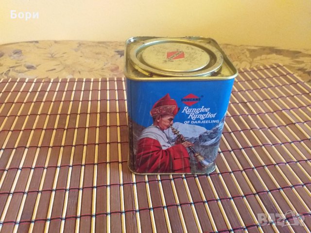 Кутия от чай «Runglee Rungliot»,Индия  1980г, снимка 1 - Други ценни предмети - 28070358