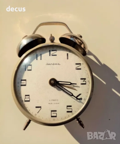 Ретро будилник Янтар JANTAR 4 jewls USSR - работещ