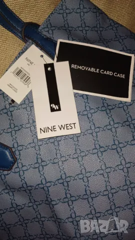 Nine west синя чанта , снимка 5 - Чанти - 48914366