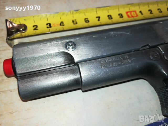 SOLD OUT-GONHER MADE IN SPAIN-ПИСТОЛЕТ-МЕТАЛЕН КАПСЕН 20Х13СМ 0312231706, снимка 4 - Антикварни и старинни предмети - 43255186