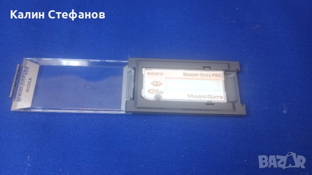 Памет карта за фотоапарат 256 Сони SONY MEMORY STICK PRO, снимка 3 - Батерии, зарядни - 42984820