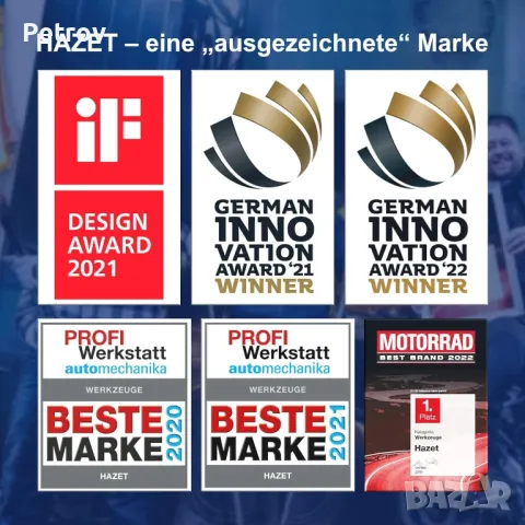 HAZET - Smart Case 2200SC-32 - MADE IN GERMANY - ПРОФЕСИОНАЛЕН ВИСОКОКАЧЕСТВЕН Комплект Битове !!!!!, снимка 7 - Винтоверти - 47399925