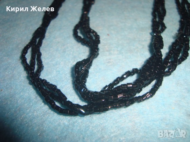 СТАРО МЪНИСТЕНО РЕТРО АРТ-НУВО СТИЛ КОЛИЕ НАНИЗ ГЕРДАНЧЕ РЪЧНА РАБОТА 26637, снимка 8 - Антикварни и старинни предмети - 34806048
