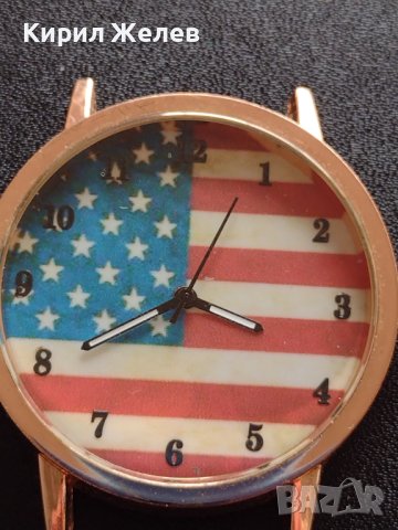 Много красив дамски часовник с Американския флаг перфектен 38015, снимка 3 - Дамски - 40754142