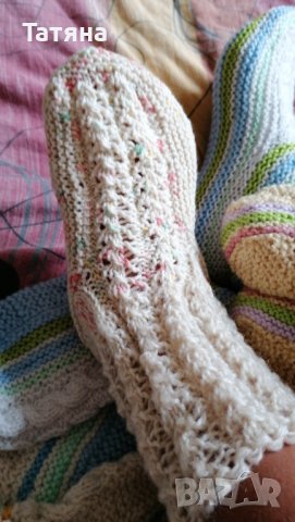 Ръчно плетени чорапи , снимка 13 - Други - 38096511