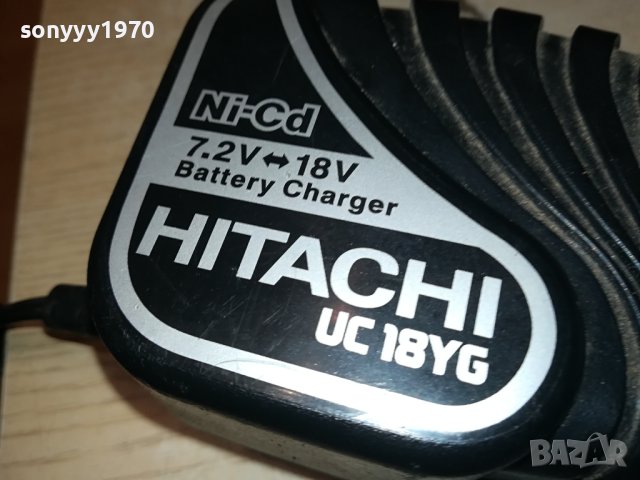 HITACHI UC18YG 7,2-18V NI-CD BATTERY CHARGER 2001241858, снимка 8 - Винтоверти - 43898974