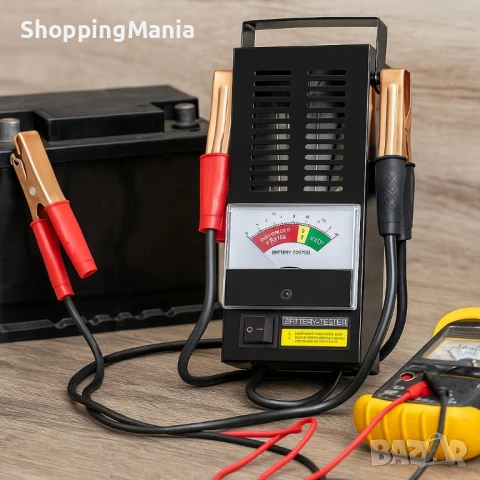 Тестер за акумулатори аналогов, 6 V / 12 V 200 -1000 A, 3058, снимка 4 - Части - 50699018
